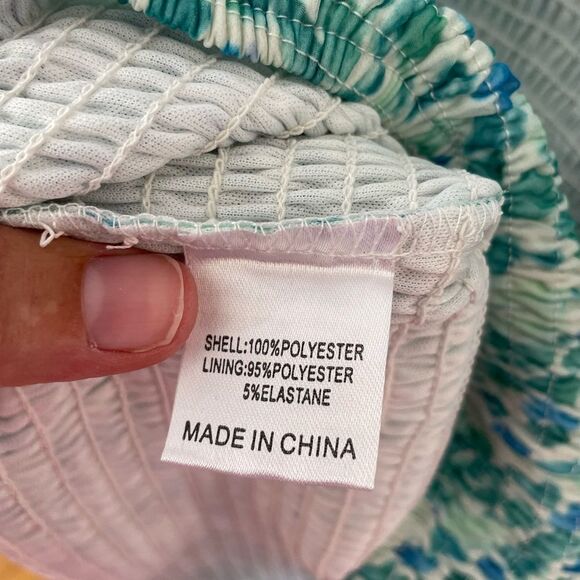 Urban Outfitters Kiss the Sky floral ruching mini dress size XXL NWOT - Picture 8 of 9